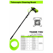 7M Extendable Water Fed Pole Brush – 2 Heads – Caravan, Glass & Solar Cleaner