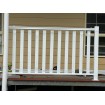 White Balustrade - Vertical Hand Rails PER SQM - Cut to SIZE - You DIY aluminium Ladies Waist Style