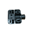 Magnetic Gate Lock Side Pull - Moulded Plastic locks for Gates Keys - BLACK or WHITE