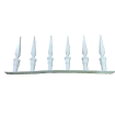 White Spear tops - 600mm - 180mm High Spike