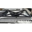 2500mm Hinged Side Gate - 1820h with Locks - Black - Braced - Welded Choice of 8 slat colours