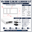 40mm blade Slats BULK 5.5m - 3 x Colours - 2 Internal walls