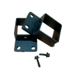 50x50 Brackets suitable for 50x50mm Box Tube BLACK 8-PACK - Delivered