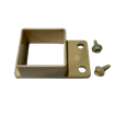 50x50 Brackets suitable for 50x50mm Box Tube CREAM 8-PACK - Delivered