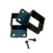 50x50 Brackets suitable for 50x50 Box Tube - Price includes 2 x Screws Black or White or Dark grey Cream Merbau Paperbark