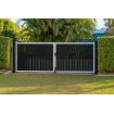 65mm Slatted Vertical GATES - Vertical 65mm Slats- Custom Sizes - SQM PRICE - 3 colours