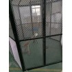 White or Black Large Bird Aviary PICKUP Pet Cage Mesh Door Entry Aluminium light weight