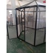 White or Black Large Bird Aviary PICKUP Pet Cage Mesh Door Entry Aluminium light weight