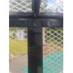 White or Black Large Bird Aviary PICKUP Pet Cage Mesh Door Entry Aluminium light weight