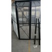 White or Black Large Bird Aviary PICKUP Pet Cage Mesh Door Entry Aluminium light weight