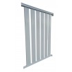 White Balustrade - Vertical Hand Rails PER SQM - Cut to SIZE - You DIY aluminium Ladies Waist Style