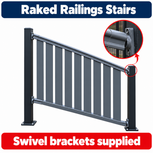 Curved Ladies Waist - Stairs Raked DIY Panels - Heritage Style - Hand Rails - PER SQM - Cut to SIZE