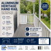 Curved Ladies Waist - Gloss White - Heritage Style - Hand Rails - PER SQM - Cut to SIZE
