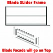 Blade Sliding Gates 40mm blades - Custom Sizes - 3 Colours