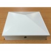 White Post Cap 76x76mm Pyramid cap - Aluminium Caps