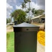 **Back in stock in 30th June 26** Black Post Cap to fit 100 x 100mm posts - Aluminium Caps