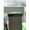 **Back in stock in 30th June 26** Black Post Cap to fit 100 x 100mm posts - Aluminium Caps