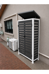 Equipment Enclosure SQM rate - Slat Box CUSTOM Sizes with 2 x Doors and Hinged Roof