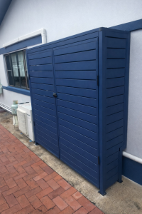 Deep Ocean Battery Enclosures - Slatted  - Aluminum - Roof & Door Options - See SQM Guide