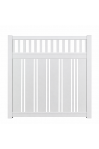 Single Swing Gate- Alternate 38 & 100mm Base with Top 38mm battens Hamptons
