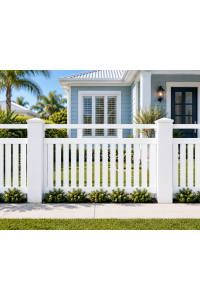 Hamptons Style FENCE PANELS with 65mm Slats and 3 Verticals - DIY Kits HA65