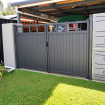 Monument Hamptons Style GATES with 3 Verticals