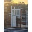 Classic Black or Monument Balcony Panels with 38mm Slats & 2 Verticals - DIY Kits