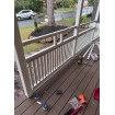 Classic Black or Monument Balcony Panels with 38mm Slats & 2 Verticals - DIY Kits