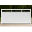 Classic Hamptons SLIDING GATES  with 38mm Slats and 2 Verticals - DIY Kits