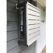 White Solar Inverter Cover - Wall Mounted - Custom Size -  DIY kits