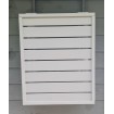 White Solar Inverter Cover - Wall Mounted - Custom Size -  DIY kits