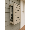 White Solar Inverter Cover - Wall Mounted - Custom Size -  DIY kits
