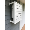 White Solar Inverter Cover - Wall Mounted - Custom Size -  DIY kits