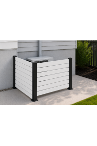 Slatted L-Shaped Screens - Custom Sizes - 2 sided 