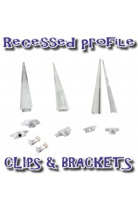 LED Strip Housing - Aluminium Light Channel - Recessed - 4m