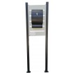 Letterbox Pillars Slat Screen Mail Box Stand with letterbox included