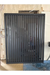 LOUVRE Vertical SLAT Gates & Screens -  65mm Louvres - 50mm Frame