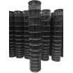 Black Welded Dog Mesh Graduated DELIVERED Fencing - 1.2m x 30m Galvanized