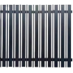 Picket Sliding Gates 16mm thick & 100mm Slats - White or Black or Dark Grey Pickets Custom Cut