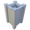 Aluminium Planter Box Custom Sizes high quality White, Grey, Black, Merbau