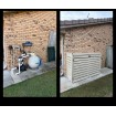 Pool Filter Pump Shed - CUSTOM Sizes with Doors & Roof