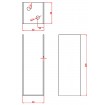 Post base Invisible Internal Holder to suit 76x76mm Posts