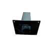 Post base Holder for concrete anchoring fits inside 100mm posts Bases Black and White