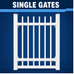 Square Top Security Bar Gates - Custom sizes -  SQM  Guide