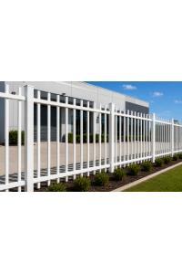 Black Square Top Security Fencing - Custom sizes - Square top 