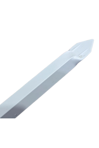 Spike Fence PICKETS – Squash Top Security Spikes – DIY - 2100mm 25mm- Per Piece - WHITE