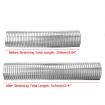 25.4mm ID x 1000mm Flexible Exhaust Pipe Stainless Steel 316 Polylock