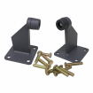 Slat Sliding Gate Roller Kit - Dark grey and 7m Track