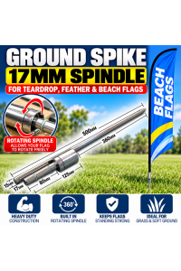 17mm Ground Spike for Teardrop & Feather Flags
