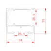 COMPOSITE FENCING 200x20mm Honorwood  - White Wall Boards - LM